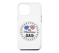 All American Dad 4th of July Patriotic USA Flag Case for iPhone 12 Pro Max