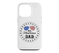 All American Dad 4th of July Patriotic USA Flag Case for iPhone 13 Pro