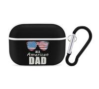 All American Dad Earphone Case PC Bluetooth Earbud Cove Headphone Cases Compatible with Airpods Pro White-style
