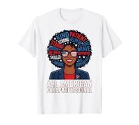 All American Paraprofessional, Red White Blue School Staff T-Shirt