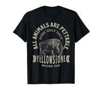 All Animals are Pettable Some Only Once Yellowstone Value Graphic T-Shirt