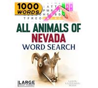 All Animals of Nevada - Word Search: Large Print (All Animals of the 50 States)