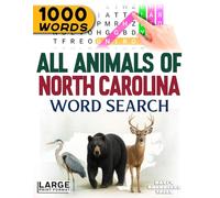 All Animals of North Carolina - Word Search: Large Print (All Animals of the 50 States)
