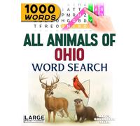 All Animals of Ohio - Word Search: Large Print (All Animals of the 50 States)