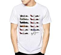 All Ayrton Senna Sennacars Men T Shirt Fans Male Cool T-Shirt Slim Fit White Fitness Casual Tops Tee Shirt Homme Camisa White XL