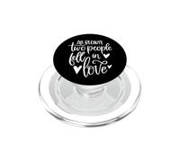 All Because Two People Fell In Love Romantic Couple PopSockets PopGrip for MagSafe