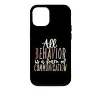 All Behavior Is A Form Of Communication RBT SLP Therapist Case for iPhone 12/12 Pro