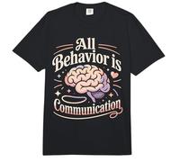 All Behavior is Communication Applied Behavior Analysis Comfort Colors Adult Heavyweight T-Shirt