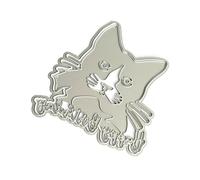 All Birthday Kitten Die Cut Metal Embossing Cutting Dies Stencils Templates for Card Making Scrapbooking Diary Photo Album Steel Craft Dies for Paper Crafts