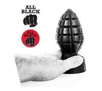 ALL BLACK AB33 Large Butt Plug GRENADE Anal Toy For Men Fist Sex Toys