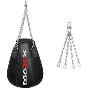 All Black range of Heavy Filled Hanging Boxing Punch Bag, Punchbag Set 5ft, 4ft, 3ft Includes FREE CHAIN (BAG ONLY, Maize Bag)