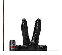 ALL BLACK STEROID, Teamwork, Large Double Dildo, Gay Sex Toys