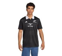 adidas All Blacks Rugby Supporters Polo Shirt Top T-Shirt Mens Black