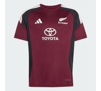 adidas Kids All Blacks New Zealand Away Rugby Shirt 2026 7-8 Years Red