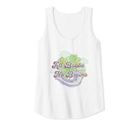 All Boobs, No Brains, Funny Big Boobs Tits Woman Distressed Tank Top