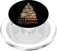 All Booked For Christmas Book Lovers PopSockets PopGrip for MagSafe
