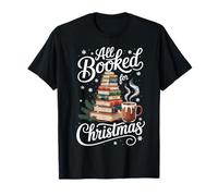 All Booked for Christmas Cozy Books T-Shirt