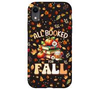 All Booked for Fall Reading Book Lovers Autumn Teacher Case for iPhone XR
