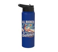 All Booked for Summer Stainless Steel Insulated Water Bottle