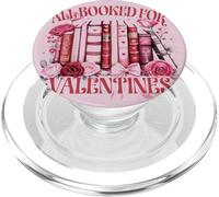 All Booked for Valentine's | Cute Book Lover Humor Heart PopSockets PopGrip for MagSafe