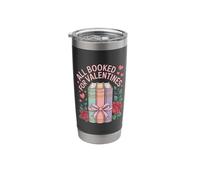 All Booked for Valentines Romance Rose Stainless Steel Insulated Tumbler