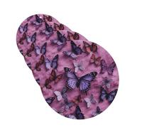 All butterflies are on purple background Car Air Freshener Cards for Women Men 4 Pack Cute Car Accessories Long Lasting Scent Car Diffuser Hanging Auto Aromatherapy Tablets Car Fresheners Gifts