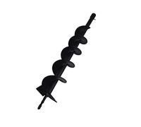 ALL-CARB Auger Drill Bit 4 x 31.5 Inch Garden Spiral Drill Bit Earth Auger Bit Post or Umbrella Hole Digger with 3/4 Shaft