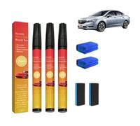 All Cars Scratch MagicPen, 3PCS the all cars pen, Car Scratch MagicPen, Car Paint Scratch Repair, Quickly Repair Scratches and Paint Damage (with towel, sponge wipe set)