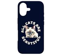 All Cats Are Beautiful Funny Balinese Cat Heartbeat Case for iPhone 17