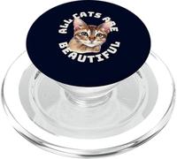 All Cats Are Beautiful Funny Cyprus Cat Heartbeat PopSockets PopGrip for MagSafe