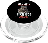 All Cats Are Cool But Pixie Bob Rule PopSockets PopGrip for MagSafe
