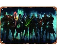 All characters from Valorant Poster Retro Metal Tin Sign Vintage Sign For Home Coffee Bars Pubs Shop Wall Trippy Decor 8x12 Inch