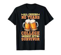 All Cheers No Tears College Drop Off Survivor T-Shirt