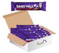 All Chocolate Bars Collection - Ultimate Assorted Chocolate Selection (Full Box (48 x Bars), Dairy Milk Fruit & Nut Chocolate Bar 49g)