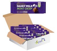 All Chocolate Bars Collection - Ultimate Assorted Chocolate Selection (Full Box (48 x Bars), Dairy Milk Mint Crisp Chocolate Bar 53g)