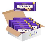 All Chocolate Bars Collection - Ultimate Assorted Chocolate Selection (Half Box (11 x Bars), Top Deck Milk Chocolate and White Chocolate 95g PMP)