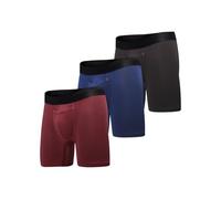 All Citizens Amazon Exclusive Advanced Ball Pouch Underwear for Men, Patented Boxer Briefs Pouch, Breathable, No Ride Up, (Black | Blue | Oxblood), M