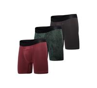 All Citizens Amazon Exclusive Advanced Ball Pouch Underwear for Men, Patented Boxer Briefs Pouch, Breathable, No Ride Up, (Black | Oxblood | Rainforest), M