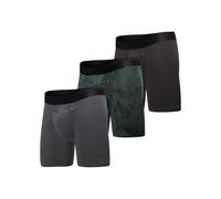 All Citizens Amazon Exclusive Advanced Ball Pouch Underwear for Men, Patented Boxer Briefs Pouch, Breathable, No Ride Up, (Black | Dark Gray | Rainforest), M