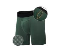 All Citizens Elite Ball Pouch Underwear for Men w/Fly, Patented Ball Pouch Design, Performance Fabric, No Ride Up Legs, Hunter, L