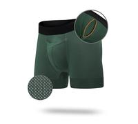 All Citizens Elite Ball Pouch Underwear for Men w/Fly, Patented Ball Pouch Design, Performance Fabric, No Ride Up Legs, Hunter, XL