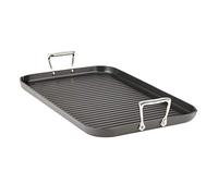 All-Clad 2100086642 E7954164 HA1 Hard Anodized Nonstick Dishwaher Safe PFOA Free Grande Grill Cookware, 13 20-Inch, Black, Aluminum