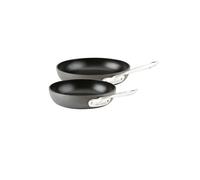 All-Clad 2100090557 E785S264 HA1 Hard Anodized Nonstick Dishwaher Safe PFOA Free 8 10-Inch Fry Pan Cookware Set, 2-Piece, Black, Aluminum