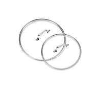 All-Clad 2100101613 10" 12" Glass lid Set, Aluminum, Black