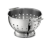 All-Clad 5605C Stainless Steel Dishwasher Safe Colander Kitchen Accessory, 5-Quart, Silver