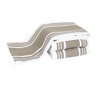 All-Clad 87104 Dual Kitchen Towel Set, Cotton, Mushroom