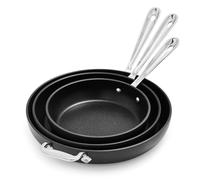 All-Clad Black Nonstick 12-Inch Skillets Set of 3, 834, 1034, 1234