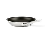 All-Clad D3 11 Inch Stainless Steel Pro Non Stick Frying pan, 3-Ply Stainless Steel Pan, Induction, Oven Broiler Safe 500F, Pancake Egg Pan, Skillet, Professional Cookware, Silver