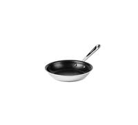 All-Clad D3 8 Inch Stainless Steel Pro Non Stick Frying pan, 3-Ply Stainless Steel Pan, Induction, Oven Broiler Safe 500F Skillet, Professional Cookware, Silver