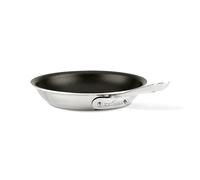 All-Clad D3 9 Inch Stainless Steel Pro Non Stick Frying pan, 3-Ply Stainless Steel Pan, Induction, Oven Broiler Safe 500F, Pancake Egg Pan, Skillet, Professional Cookware, Silver